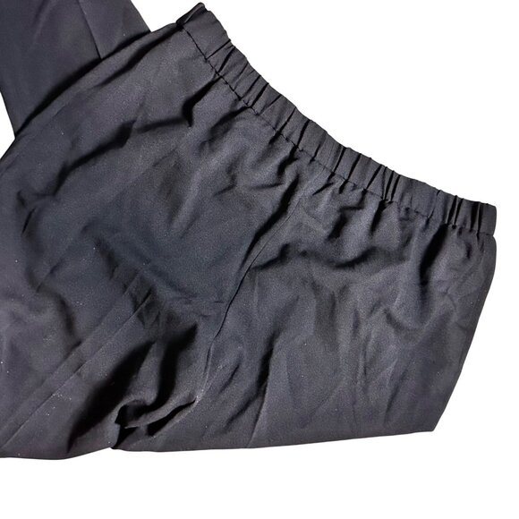 Anne Klein 2XL Womens Dress Black Elastic Waist Pants Polyester Blend - Picture 5 of 14